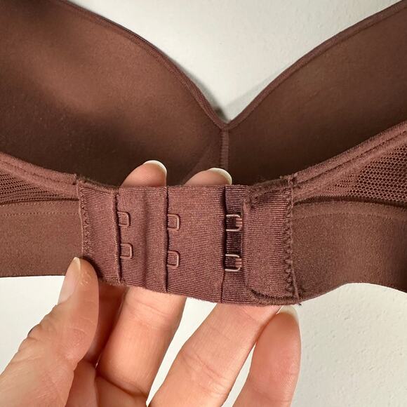 Lively Brown All Day No Wire Mesh Side Push Up Bra Size 34C - Picture 6 of 6